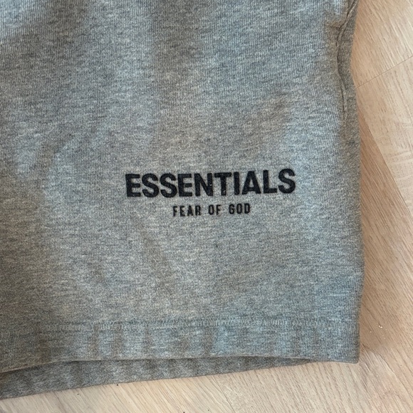 Essentials Athletic Gray Men's Shorts - Picture 3 of 4